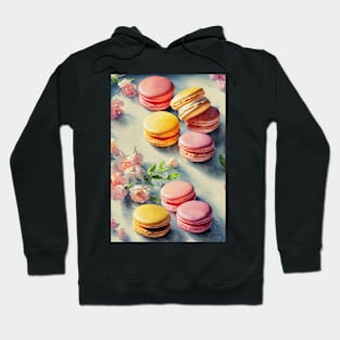 Watercolor macarons Hoodie